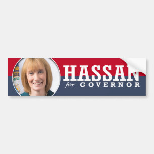 PEGATINA PARA COCHE CAMPAÑA DE MAGGIE HASSAN