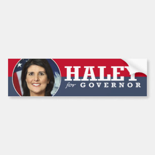 PEGATINA PARA COCHE CAMPAÑA DE NIKKI HALEY