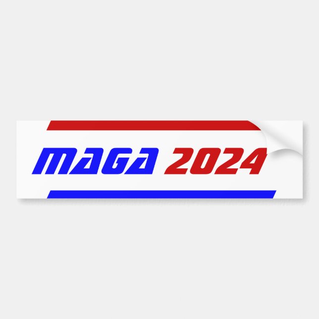 Pegatina Para Coche Campaña electoral 2024 Presidente MAGA TRUMP Parac (Frente)