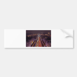 Pegatina Para Coche Campos Elíseos, Francia