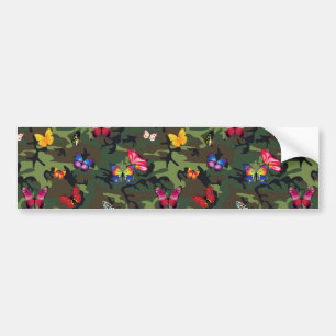 Pegatina Para Coche camuflaje de mariposa
