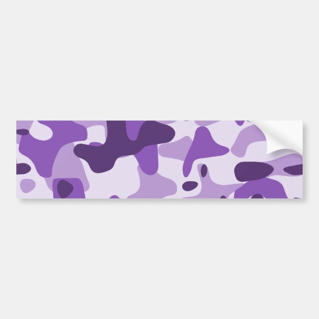 Pegatina Para Coche Camuflaje púrpura (Frente)