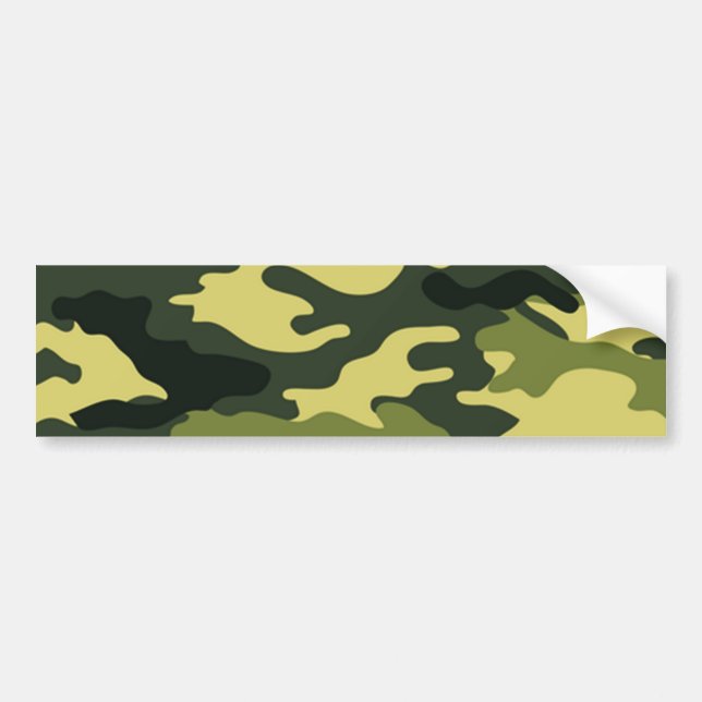 Pegatina Para Coche Camuflaje verde (Frente)
