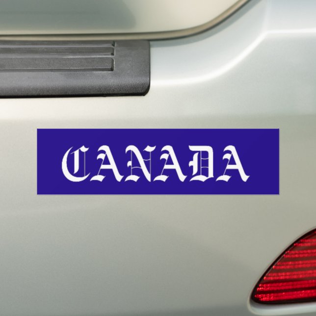 PEGATINA PARA COCHE CANADÁ (en coche)