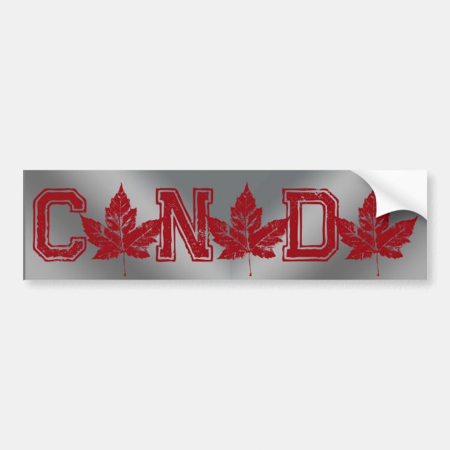 Pegatina Para Coche Canadá Bomper Stickers Personalizado Canada Souven (Frente)