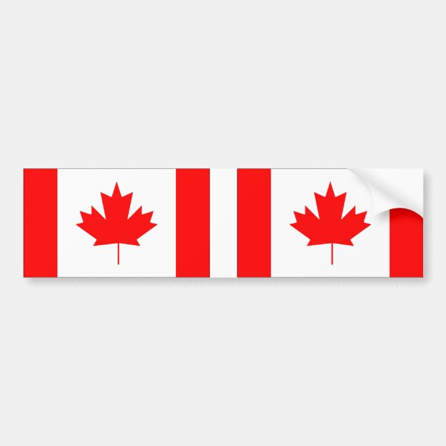 Pegatina Para Coche CANADA CARFLAG , Sticker (Frente)