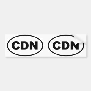 Pegatina Para Coche Canadá - CDN - Estilo euro