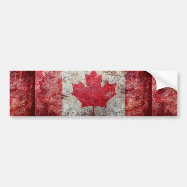 PEGATINA PARA COCHE CANADA FLAG (Frente)