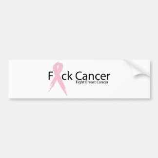 Pegatina Para Coche Cáncer de pecho de F*ck