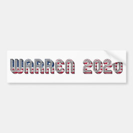 Pegatina Para Coche Candidato presidencial Elizabeth Warren 2020