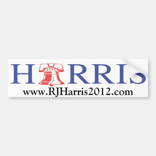 Pegatina Para Coche Candidato presidencial libertario de RJ Harris (Frente)