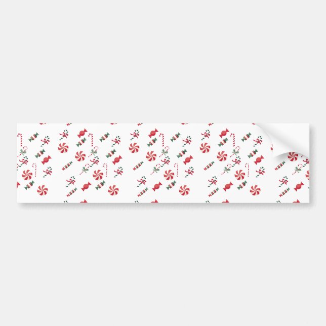 Pegatina Para Coche Candy festivo (Frente)