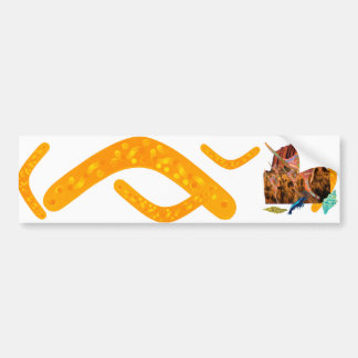Pegatina Para Coche canguro, Aborigin, colección de Australia