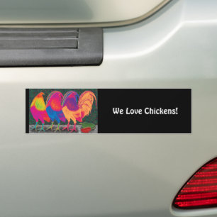 Pegatina Para Coche Cantina Roosters