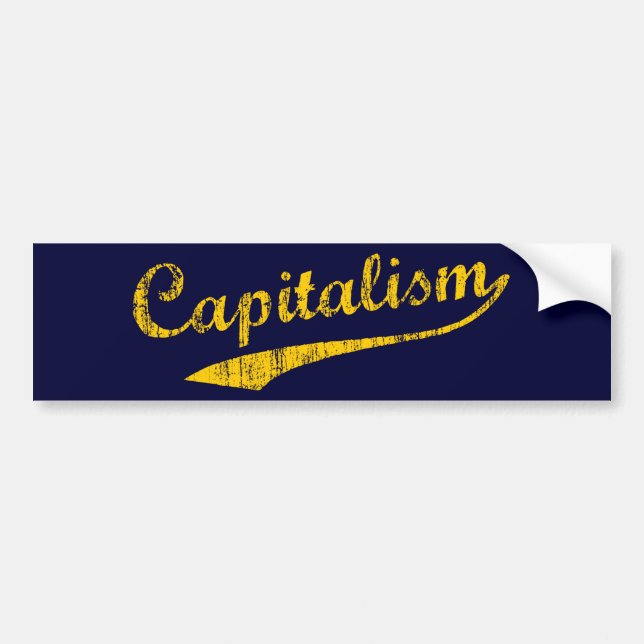 Pegatina Para Coche Capitalismo (Frente)