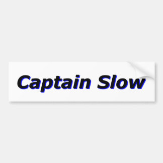 Pegatina Para Coche Capitán Slow