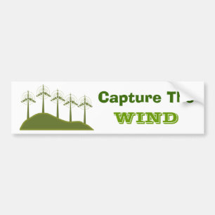 Pegatina Para Coche Capture el viento Bumpersticker