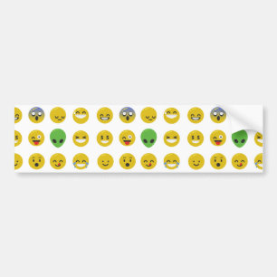 Pegatina Para Coche cara feliz de la emoji