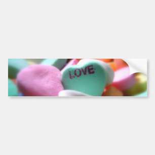 Pegatina Para Coche Caramelo del corazón del amor