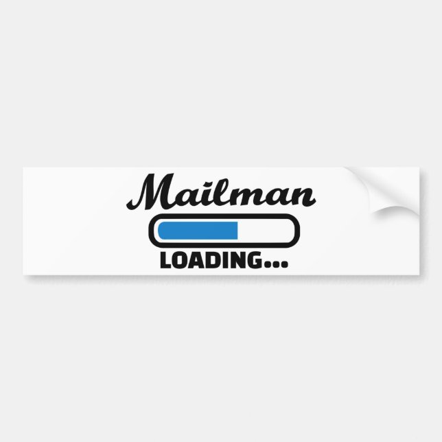 Pegatina Para Coche Cargamento del cartero (Frente)