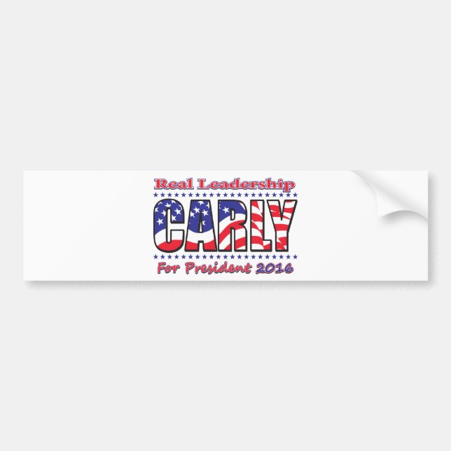 Pegatina Para Coche Carly Fiorina (Frente)