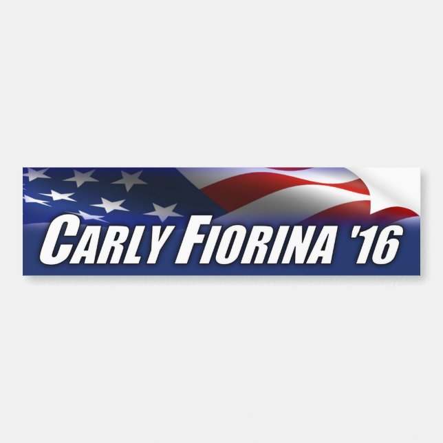 Pegatina Para Coche Carly Fiorina '16 (Frente)