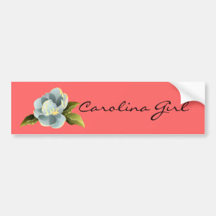 Pegatina Para Coche Carolina Chica Magnolia
