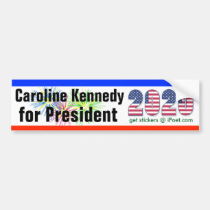 Pegatina Para Coche CAROLINE KENNEDY PARA el bumpersticker 2020 del