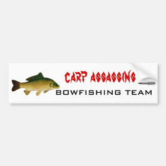 Pegatina Para Coche carp02, 3022, asesinos de la carpa, EQUIPO de