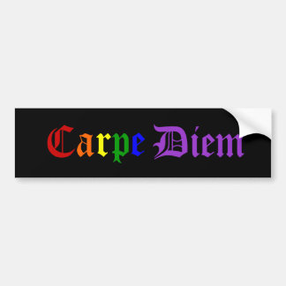 Pegatina Para Coche Carpe Diem - orgullo
