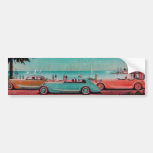 Pegatina Para Coche CARROS DE RETRO - Automóvil de reparación