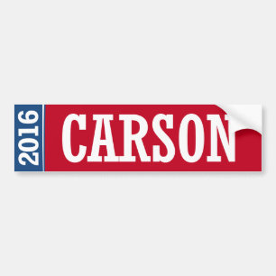 PEGATINA PARA COCHE CARSON 2016
