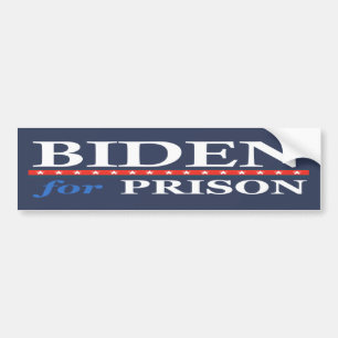 Pegatina Para Coche Cartel de BIDEN PARA PRISIÓN