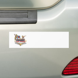 Pegatina Para Coche Cartel de bienvenida de Las Vegas