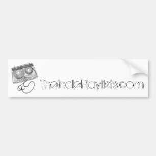 Pegatina Para Coche Casete, TheIndiePlaylists.com