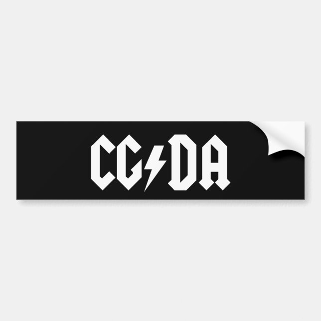 Pegatina Para Coche Caso/pegatina para el parachoques de CG/DA (Frente)