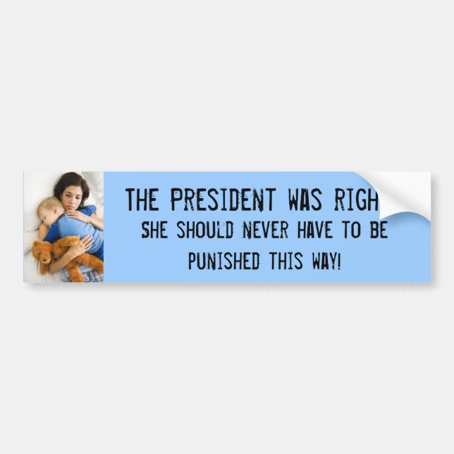 Pegatina Para Coche Castigo de la mamá (Frente)