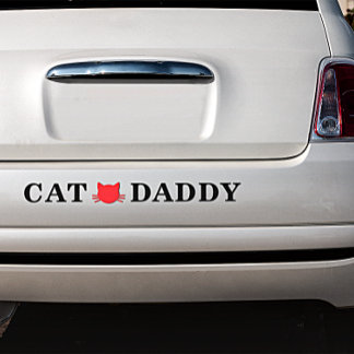 Pegatina Para Coche Cat Daddy Bumper Sticker