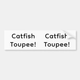 Pegatina Para Coche Catfish Toupee Hankamer Artjunkhaus Diversión Spla