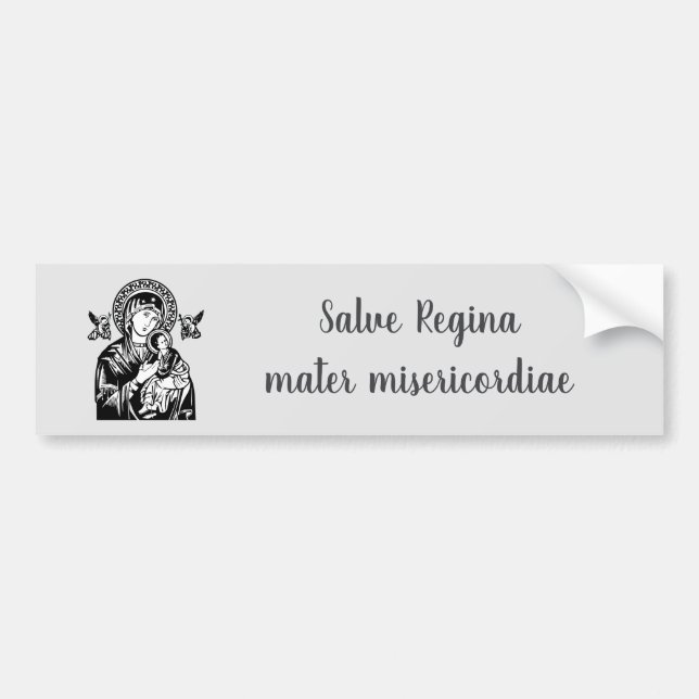 Pegatina Para Coche Católico (Frente)