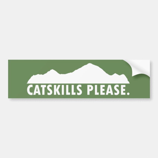 Pegatina Para Coche Catskill Please (Frente)