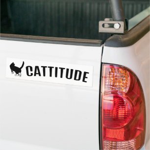 Pegatina Para Coche Cattitude Black Cat