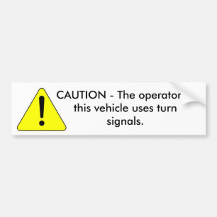 Pegatina Para Coche Cautionary_warning_--_Caution, PRECAUCIÓN - el de