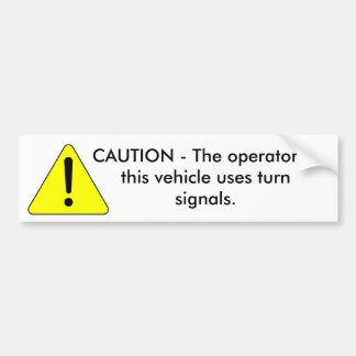 Pegatina Para Coche Cautionary_warning_--_Caution, PRECAUCIÓN - el de