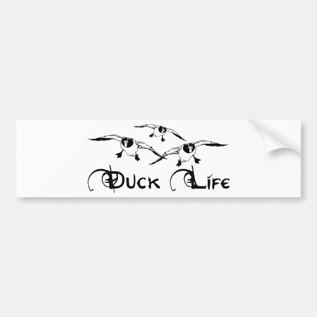 PEGATINA PARA COCHE CAZA DEL PATO (Frente)