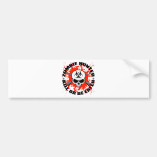Pegatina Para Coche Cazador 1 del zombi