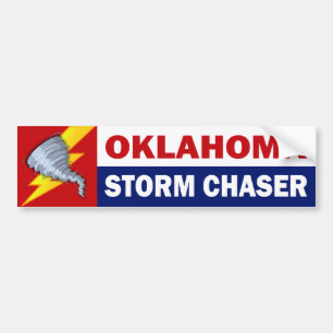 Pegatina Para Coche Cazador de la tormenta de Oklahoma