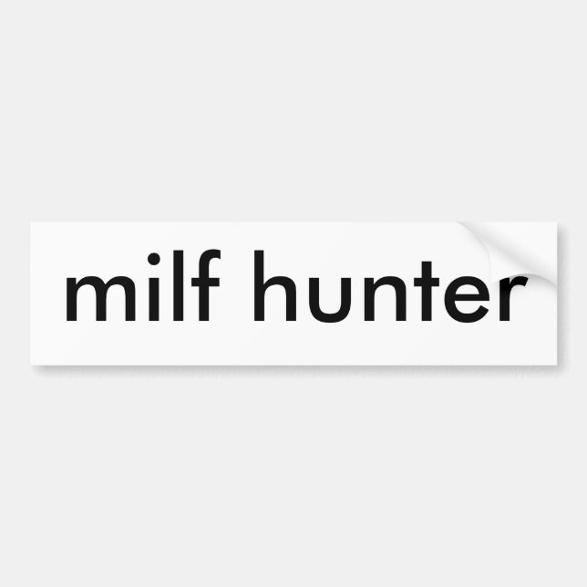 Pegatina Para Coche cazador del milf (Frente)