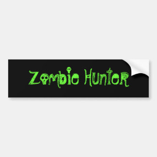 Pegatina Para Coche Cazador del zombi