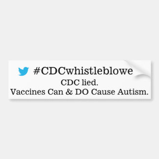 Pegatina Para Coche CDCwhistleblower